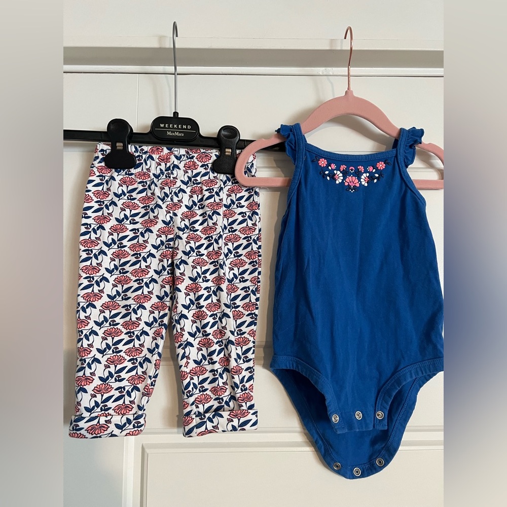$4 ADD ON h&m Matching Set floral Carter’s 9M Zara Old Navy